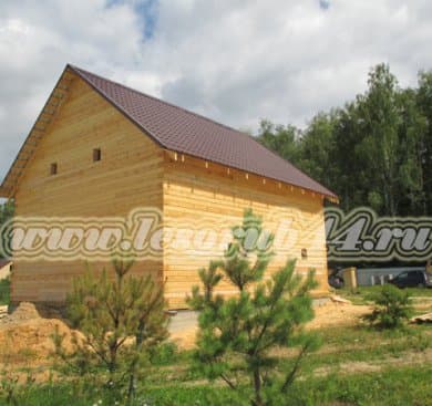 Дом из бруса по проекту ДБ-17, д.Фряново, Щелковский район МО